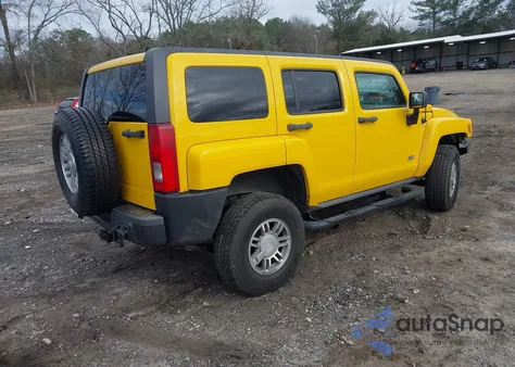 2007 Hummer H3 Suv z USA, uszkodzony, nr VIN 5GTDN13E478141285